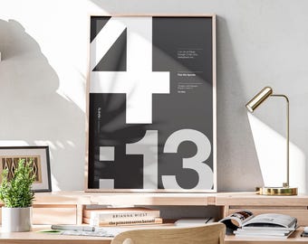 Philippians 4:13 | Printable Bible Verse Poster | Christian Wall art