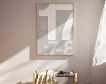 Jeremiah 17:7-8 Bible Verse Poster | Christian Minimalist Wall Art (Digital Download)