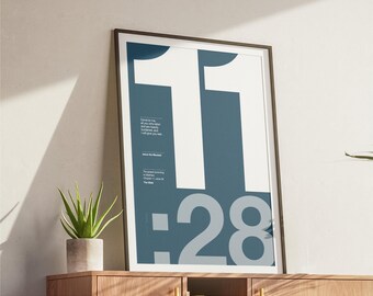 Matthew 11:28 Bible Verse Print | Christian Wall Art (Digital Download)