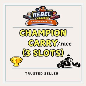 Mogo Rebel Racers Full Carry 3partners - Champion Slot