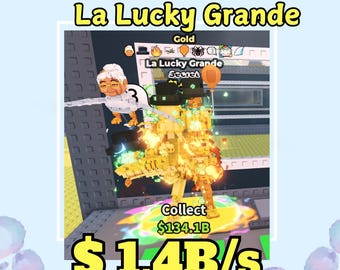 Roblox Steal a brainrot SAB - La Lucky Grande|1.4B/s| Gold Secret Brainrot (DIGITAL ITEM Only)