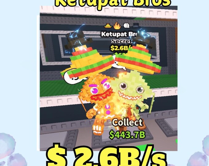 Sab Secret Brain Rots Roblox Steal a Brainrot SAB - Ketupat Bros |2.6b/s | Secret Brainrot ...