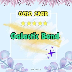 Mogo Golden Blitz ステッカー（今すぐ送る） - ギャラクティックボンドセット18