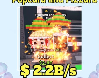 Roblox Steal a brainrot SAB - Popcuru and Fizzuru |2.2B/s| Secret Brainrot (DIGITAL ITEM Only)