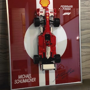 Custom Frame for Lego Set 11375 Ferrari F2004 Michael Schumacher