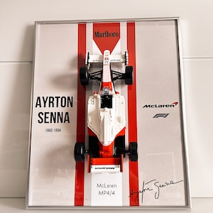 Custom Frame for Lego Set 10330 McLaren MP4/4 Ayrton Senna