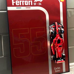 Custom Frame for Lego Set 77242 Ferrari SF-24 Carlos Sainz