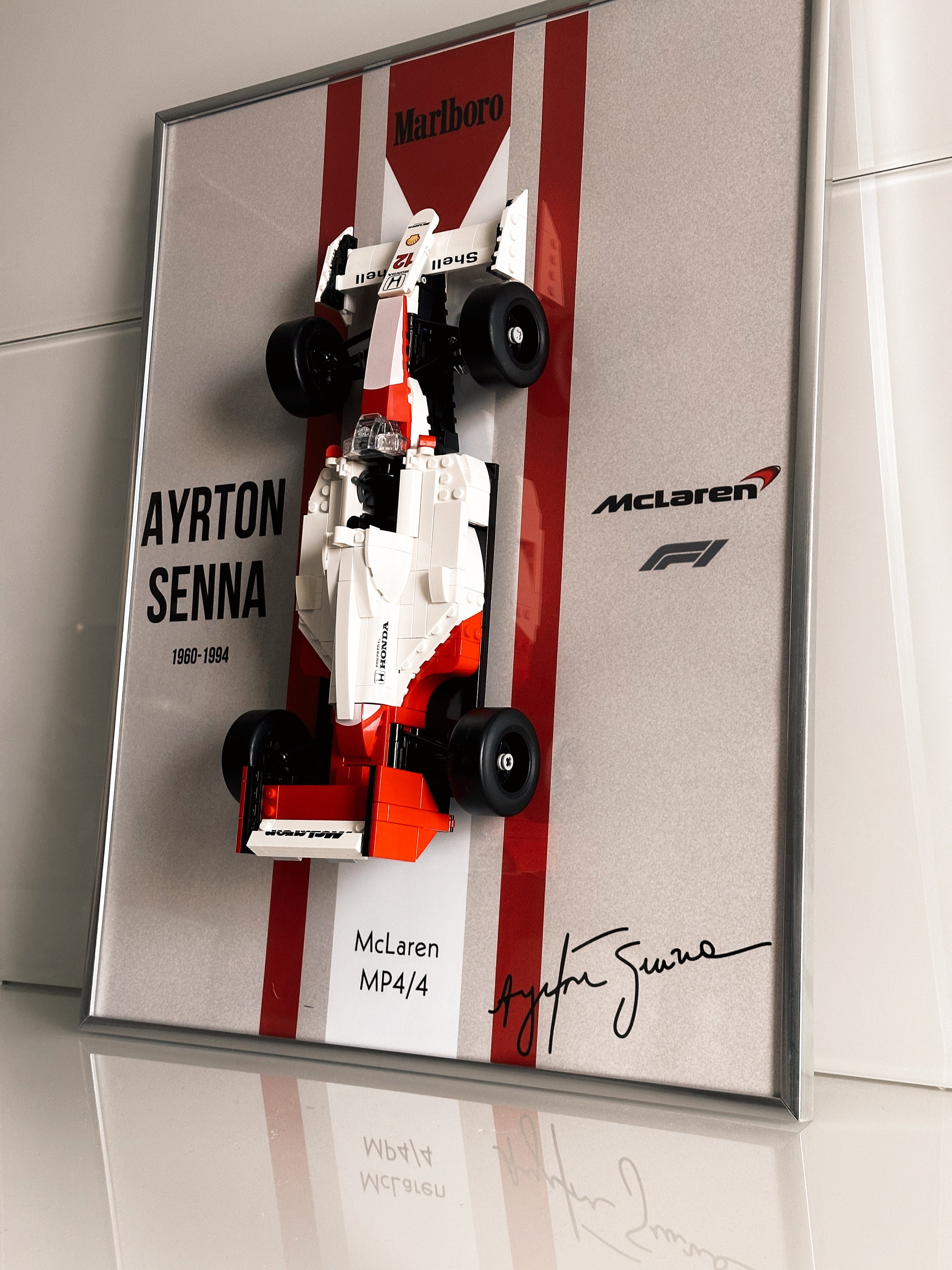 Custom Frame for Lego Set 10330 Mclaren MP4/4 Ayrton Senna - Etsy