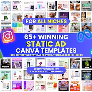 65+ modelli vincenti di annunci statici Canva, modelli di annunci con immagini, annunci di e-commerce, modelli di annunci di Facebook, modelli di annunci Canva, meta annunci