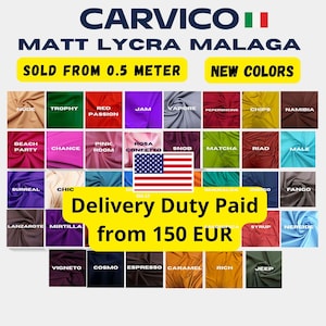 Italian Lycra Swimwear Fabric: Carvico Malaga 4-Way Stretch, Chlorine Resistant - Sold by 0.5 Meter image 2