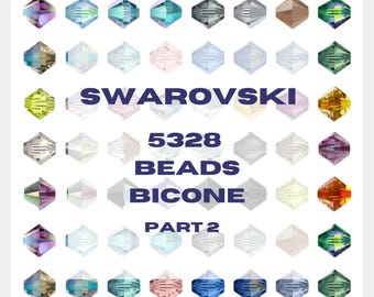 Koraliki Swarovski Bicone do przyszywania 5328 – część 2 Autoryzowany sprzedawca