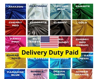 Metallic Hologram Lycra – Shine Stretch Fabric for Dance Costumes, Skating, Leotards & Stagewear | Sold from 0.5m