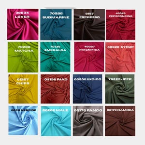 Italian Lycra Swimwear Fabric: Carvico Malaga 4-Way Stretch, Chlorine Resistant - Sold by 0.5 Meter image 5