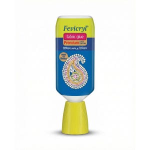 Pegamento para tela Fevicryl: Adhesivo para diamantes de imitación, cintas y encajes (30 ml y 80 ml) Small - 30ml