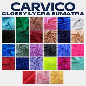 Carvico Lycra Sumatra -  Italy High-Quality  - Sold by Meter