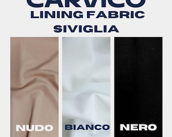 Carvico Lining fabric Siviglia - Italian Quality -Elastic soft lining - Sold by meter