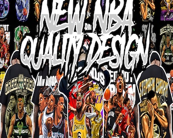 Pacote com 17 novos PNGs da NBA - Logotipos e jogadores de times de basquete, download instantâneo
