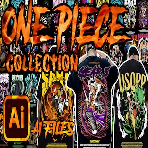 One Piece Vectorize AI Bundle - High-Quality Vector Graphics, Instant Download