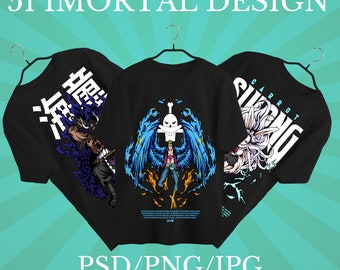 50 Anime Design - premium casual style design packages, modern t-shirt design package, pop culture, urban clothing, t-shirt print design
