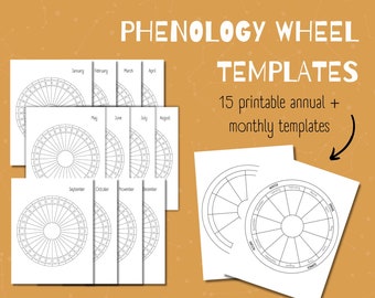 Blank Phenology Wheel Templates