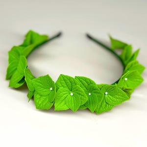 Handmade Green Hydrangea Headband Flower Hair Accessories for Girls Headpieces Wedding Flower Headband for Every Occasion