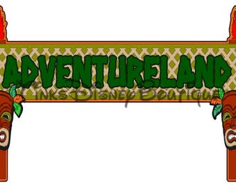Download Disney SVG DXF clipart Animal Kingdom Kilimanjaro Safari Title | Etsy