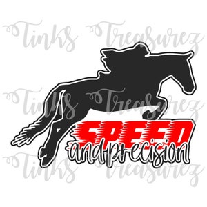 Paard SVG, paardensport, Hunter Jumper Svg, plakboekpagina, paperpiecing, snelheid en precisie, paardenshow, plakboektitel Svg, TinksTreasurez