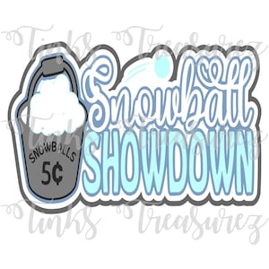 Snowball Showdown SVG, sneeuwballengevecht, winter Svg, Png, JPG, sneeuwballen 5 cent, sneeuwt, digitaal, plakboektitel Svg, Cricut, TinksTreasurez