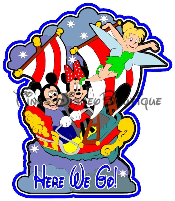 Disney SVG clipart Title Peter Pan Ride Tinkerbell Mickey ...