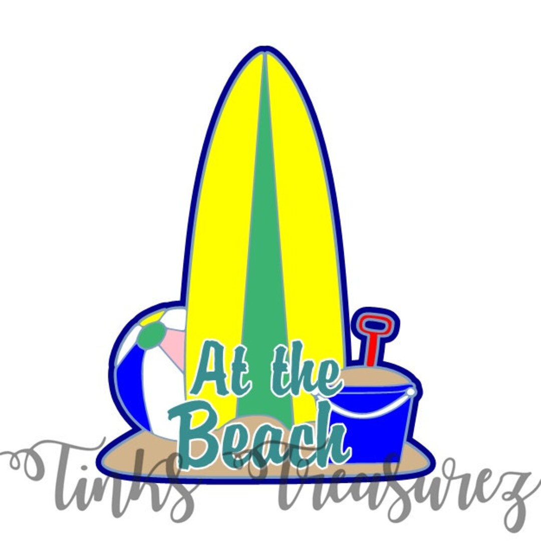 Strand SVG, clipart, surfen Svg, eiland Svg, strand, vakantie Svg ...