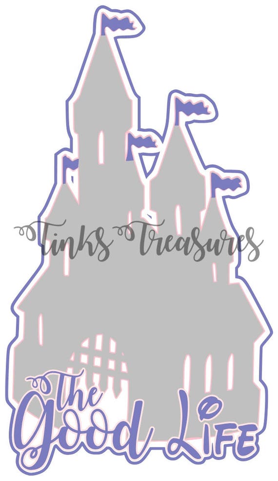 Download Disney SVG clipart Title Disney World Castle The Good Life ...