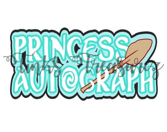 SVG numérique découpé, Png, vacances WDW, fichier coupé, fichier de caractères BONUS, autographe de la princesse des îles, titre de scrapbooking Svg, TinksTreasurez