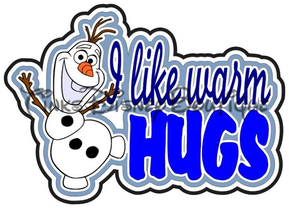 Disney Svg Clipart Olaf Frozen Title Scrapbook Vacation Etsy