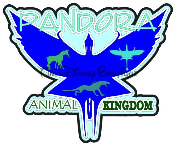 Download Disney Pandora SVG clipart Animal Kingdom Scrapbook Title T | Etsy