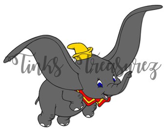Disney Themed Dumbo Die Cuts 
