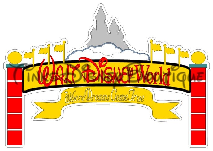 Download Disney SVG clipart Title Walt Disney World Sign Mickey ...