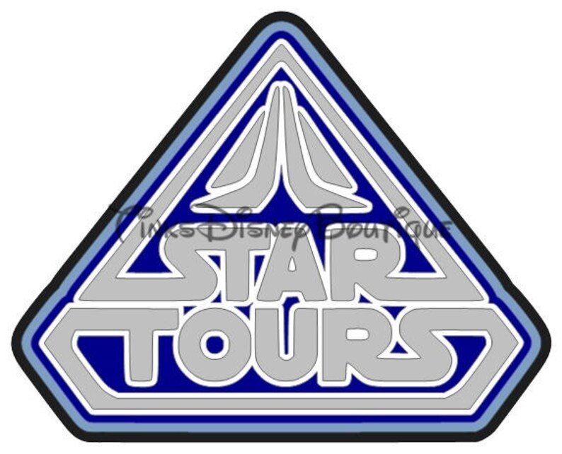 Download Disney SVG clipart Star Tours Title Scrapbook Disneyland ...