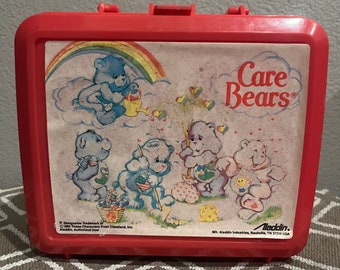 Rare 90’s Care Bear Environmental Bears Lunch box