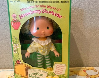 80’s Vintage Strawberry Shortcake MIB Lemon Meringue