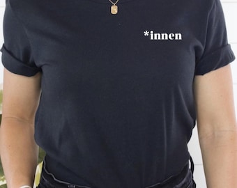 Gendersternchen *innen  T-Shirt, Gleichberechtigung, Empowerment, Frauenrechte, Feminismus, Smash the Patriarchy, anti Merz
