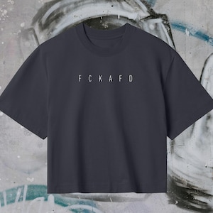 FCK AFD Crop T-Shirt, boxy cut, streetwear Shirt pink, No AfD, fck nzs, love wins, demo shirt anti AfD, no racism, anti racism, black pink
