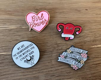 Feminist Pin, Feminist Buttons, Feminismus Anstecker, Geschenk Freundin