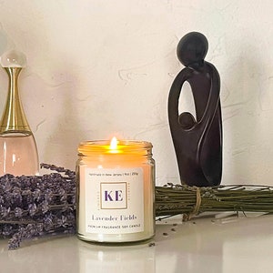 Kindred Essence Lavender Fields Soy Candle - Handmade