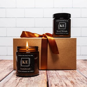 Kindred Essence 2-Piece Handmade Soy Candle Gift Set for Men