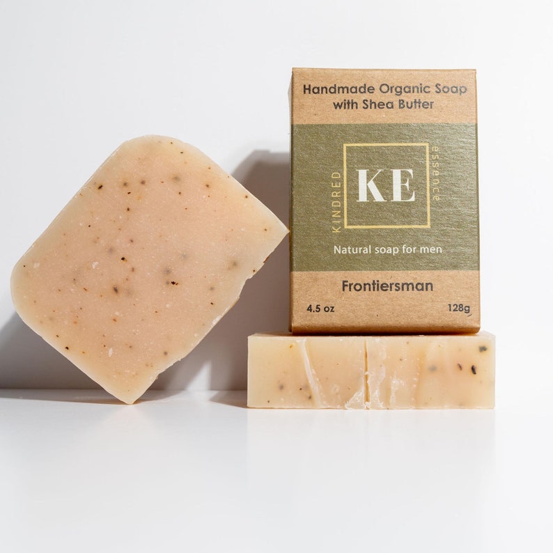 Frontiersman Exfoliating Men's Soap Bar With Moisture Rich Etsy