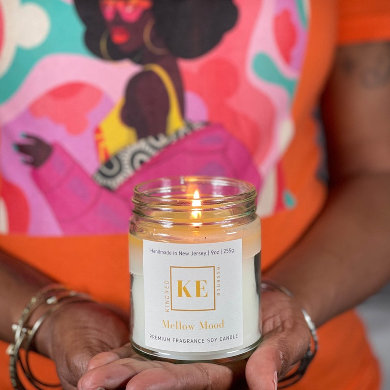 Kindred Essence Mellow Mood Handmade Relaxing Soy Candle