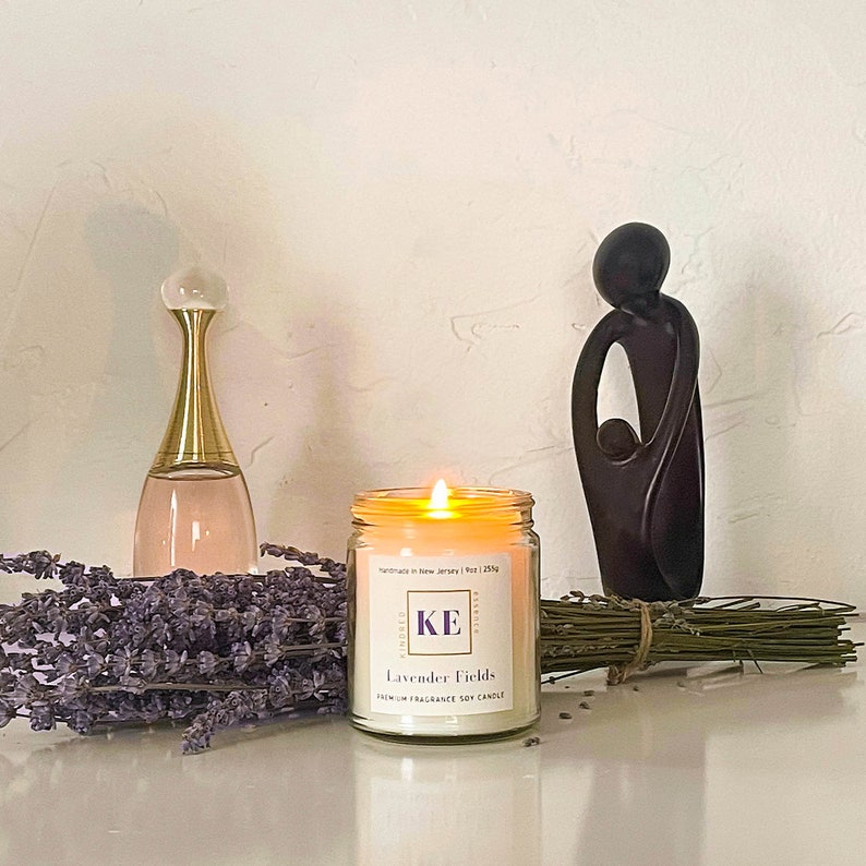 Kindred Essence Lavender Fields Soy Candle - Handmade