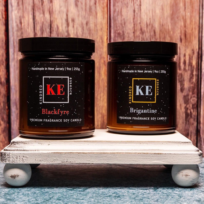 Kindred Essence 2-Piece Handmade Soy Candle Gift Set for Men