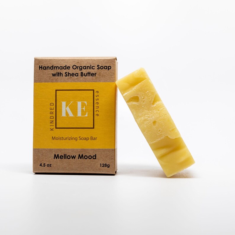 Kindred Essence Handmade Organic Shea Butter Soap Bar - Mellow Mood