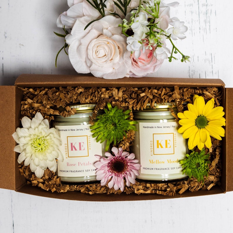 Kindred Essence 2-Piece Handmade Soy Candle Gift Set for Women